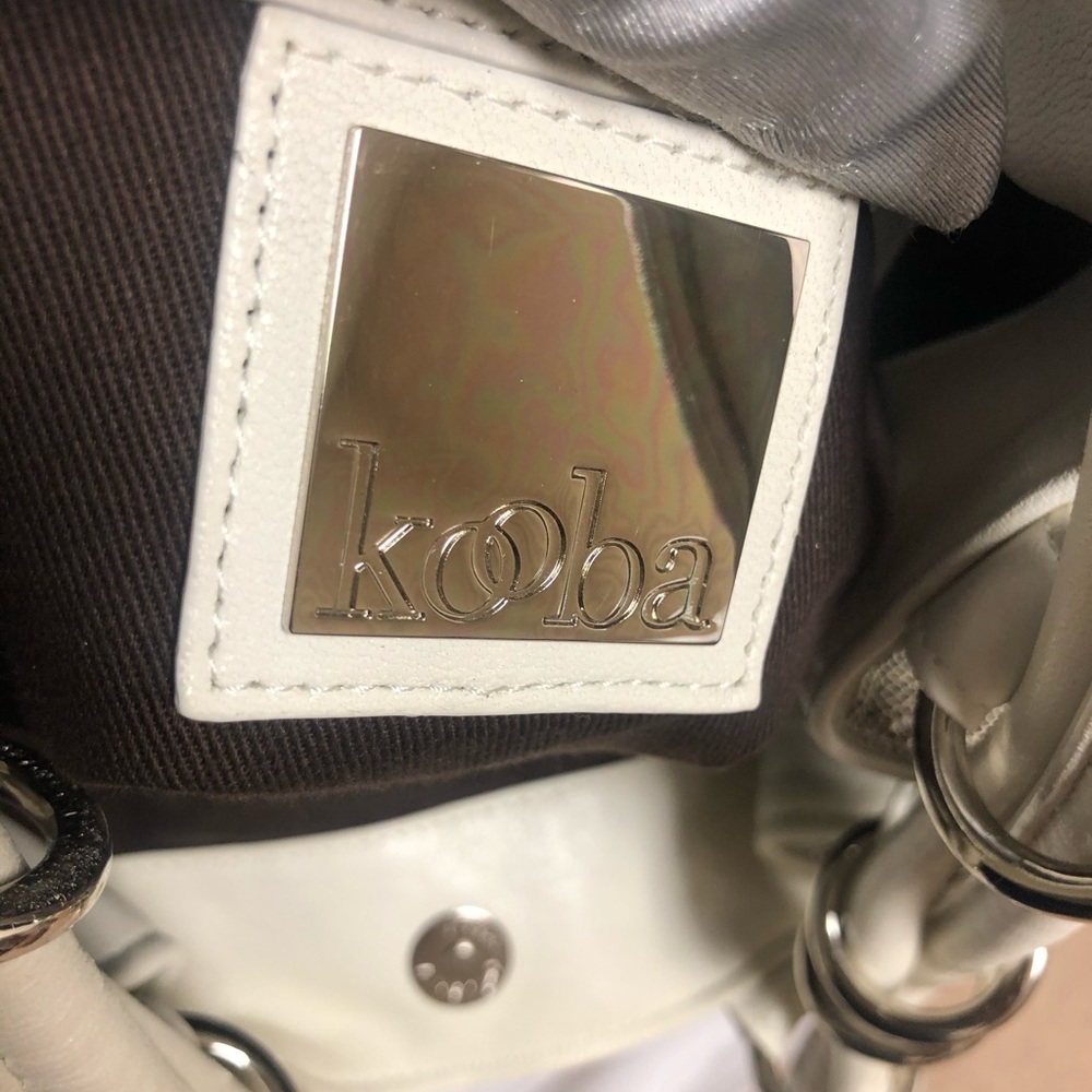 Kooba Cassandra Draw Top String Metallic Xl Bucket - image 6